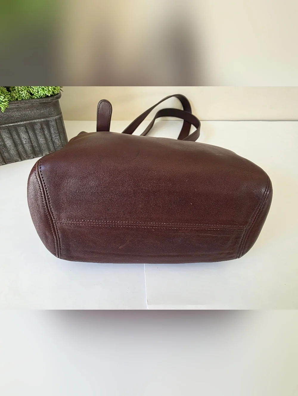 Vintage Coach Soho Buckle Bag Mahogany Glove Tanned Leather Bag